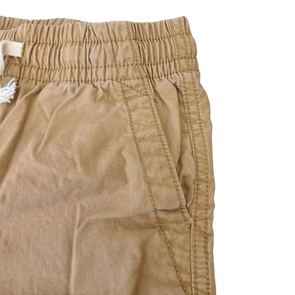 GAP Kids Boys Chino Jogger Tan Pull On Shorts L (10)